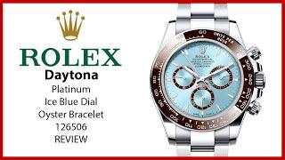 ▶ Rolex Daytona Platinum Ice Blue Dial Oyster Bracelet 126506 - REVIEW