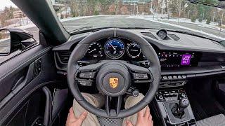 Exclusive Porsche 911 Targa 4 GTS - Porsche Design 50th Edition (POV Binaural Audio)