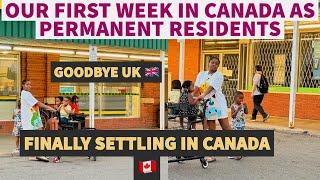 WE ARE STAYING FINALLY | OUR NEW CANADA LIFE | SHOPPING IN CANADA FOR THE FIRST TIME & SETTLING