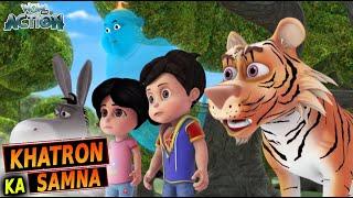 Vir Ki Jungle Safari | Vir Robot Boy | Khatron Ka Samna | S1 | 19 | Hindi Cartoons | Wow Action