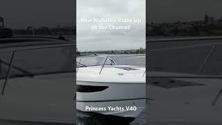 Like & Subscribe! New Video walkthru of our Princess Yachts V40 up on the channel. #luxuryyacht