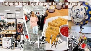 DAY IN THE LIFE: HIGH PROTEIN BAGELS, TARGET HOME HAUL, BIRTHDAY FUN & BIG NEWS!