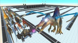 ESCAPE FROM ALIEN SPINOSAURUS #3 - Animal Revolt Battle Simulator