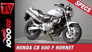 Honda CB 600 F Hornet Factsheet - Overview, Details, Specs - Sound, no Voice