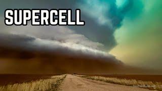 HUGE SUPERCELL Causes Dust Storm and Tornadoes! Live Storm Chaser May 29, 2025