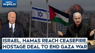 Israel Hamas Ceasefire News | Israel, Hamas Reach Ceasefire, Hostage Agreement To End Gaza War