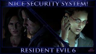 RE6 - Helena Harper & Leon Kennedy ft. Ingrid Hunnigan - NICE SECURITY SYSTEM!