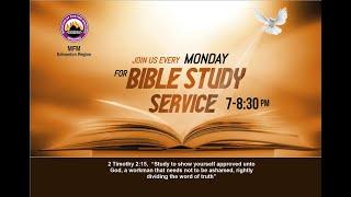 Monday Bible Study Online @ MFM Edmonton, UK (10.03.2025 )