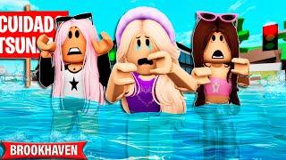 AS MENINAS SOBREVIVERAM AO MAIOR TSUNAMI de BROOKHAVEN | Historinhas Brookhaven Roblox | Bibi e Lud