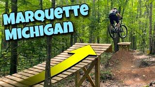 Chasing ACE Bike Media Down Gnarly Marquette Trails