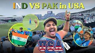 India vs Pakistan in USA live Match experience | Daily Vlog Day 01 | #justneelthings