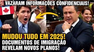 MUDOU TUDO NO CANADÁ! Vaza novo plano confidencial de imigração  Como morar no Canadá em 2025