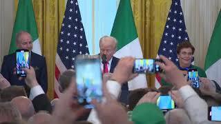 USA - President Trump Participates in a St. Patrick's Day Reception ... (12.03.25)