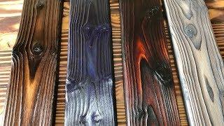 DIY Wood Burning Technique - That's not Shou Sugi Ban! Or is it??