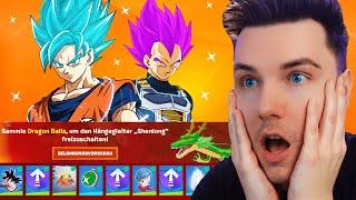 Der NEUE *KOSTENLOSE* DRAGONBALL BATTLEPASS in Fortnite 3 (SON GOKU VEGETA)