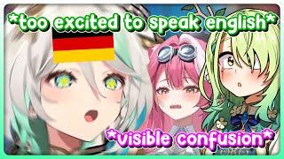 Cecilia Sometimes Mixes Up Her Languages and Suddenly Speaks in German When She Gets So Excited