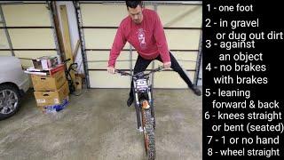 8 Ways to Static Balance a Trials Bike