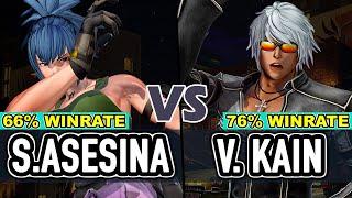 KOF XV ▰ SHERMIE ASESINA (Leona/Athena/Shermie) vs VIOLENT KAIN (K'/Rock/Ryo)