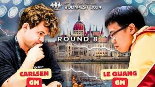 Naglabas Ng Mga DE BULAG Na Tira Si Magnus! | Carlsen vs Le FIDE World Chess Olympiad 2024 Rd 8