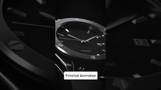 Automatic Watch Animation - 3D Motion Design | Cinema 4D & Octane Render + Clay Render #shorts