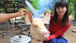 Primitive Technology: Survival skill cooking curry pork recipe | Wilderness Technology