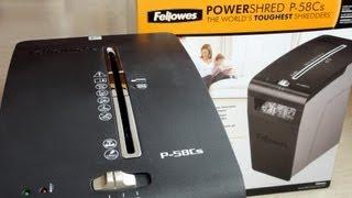 Fellowes P-58Cs - niszczarka dokumentów (prezentacja)