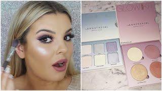 Anastasia Beverly Hills Moonchild & Sweets Glow Kit Swatches/Review  Jasmine Hand