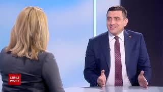 George Simion, față în față cu Andreea Esca. Cum a răspuns la întrebarea "Sunteți un om violent?"