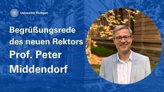 Neuer Rektor Peter Middendorf tritt sein Amt an