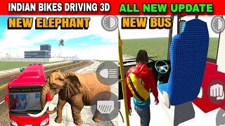 ALL NEW UPDATE NEW BUS + ELEPHANT | Funny Gameplay Indian Bikes Driving 3d 