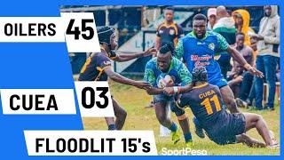 Menengai Oilers vs Catholic Monks Floodlit Rugby Fifteens Full Highlights