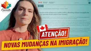 GOVERNO DO CANADÁ ANUNCIA NOVAS REGRAS DE IMIGRAÇÃO