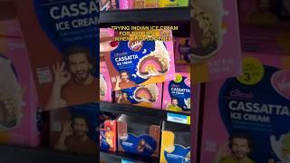 TRYING INDIAN ICE CREAM FOR THE FIRST TIME #shorts #viral #mukbang