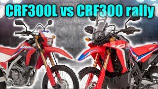 Honda CRF300L vs CRF300 Rally which is the Best Dual-sport Motorcycle for you?