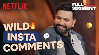 Rohit Sharma CAN'T STOP Laughing at these WILD Instagram Comments ft. Kapil Sharma  | TGIKS