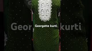 Georgette kurti #fashion #onlineshopping #fashionclothing #dress