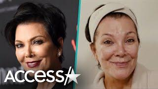 Kris Jenner Goes MAKEUP-FREE In Kim Kardashian Skincare Tutorial