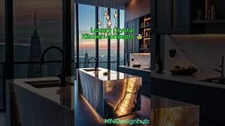 Mineral crystal kitchen Island Designs 