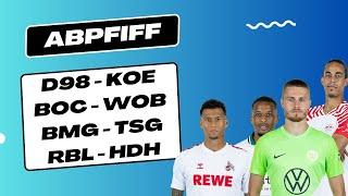 Abpfiff #4 I D98 - KOE I BOC - WOB I BMG - TSG I RBL - HDH I Dezember 2023 I Kickbase I #kickbase