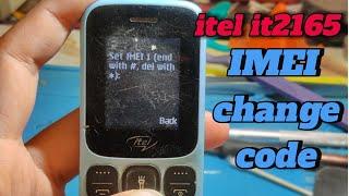 Itel 2165 Imei Change Code/ ITEL it2165 Imei problem solved