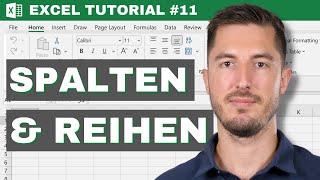 Spalten und Reihen in Microsoft Excel einfügen und löschen - Excel Tutorial #11