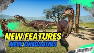 Prehistoric Kingdom, Lets Look at some of the new features and new dinosaurs.