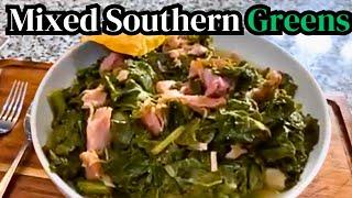 How To Make Mixed Southern Greens