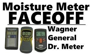 Moisture Meter Accuracy Test - Wagner vs General vs Dr. Meter