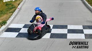 Downhill Karting at Calgary Olympic Park, Alberta, Canada. (with Kids)