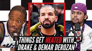 "He's Corny!" Drake STARES Down DeMar DeRozan After Kendrick Lamar Not Like Us Beef