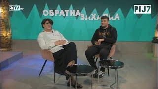 Краси Радков като Диана Найденова и Анди като Ивелин Михайлов в предаването Обратна захапка