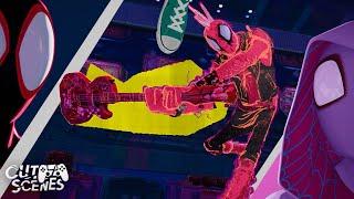 Miles Meets the SPIDER PUNK! Hobei Brown | Spider-Man: Across the Spider-Verse