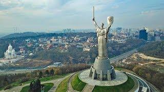 [4K] Morning KYIV Aerial View, UKRAINE