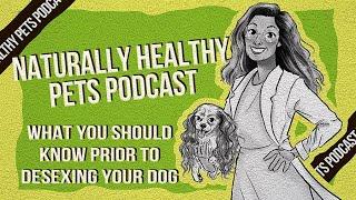 What You Should Know Prior to Desexing Your Dog | NHP Podcast Ep 19 | Dr. Judy & Dr. Karen Becker